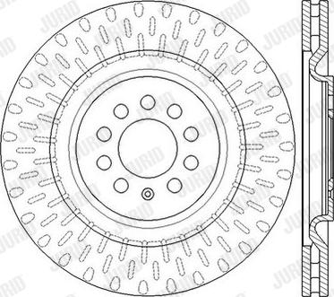 Jurid 562597JC - Гальмівний диск autozip.com.ua
