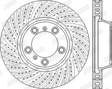 Jurid 562586JC-1 - Гальмівний диск autozip.com.ua