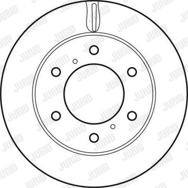 Jurid 562695JC - Гальмівний диск autozip.com.ua