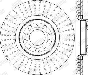 Jurid 562606JC - Гальмівний диск autozip.com.ua