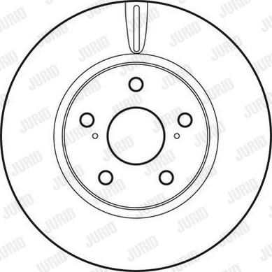 Jurid 562689JC-1 - Гальмівний диск autozip.com.ua