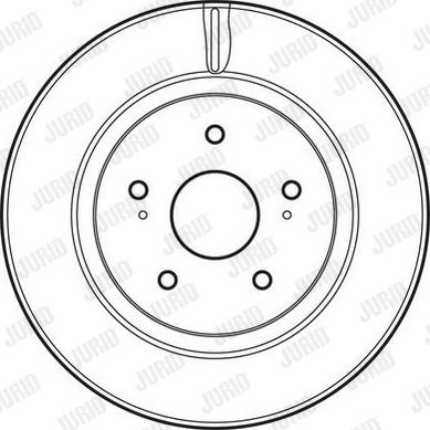 Jurid 562632JC - Гальмівний диск autozip.com.ua