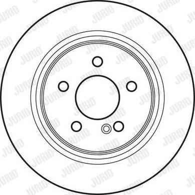 Jurid 562620JC-1 - Гальмівний диск autozip.com.ua