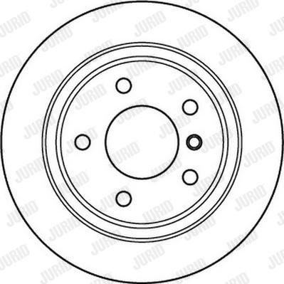 Jurid 562094J - Гальмівний диск autozip.com.ua