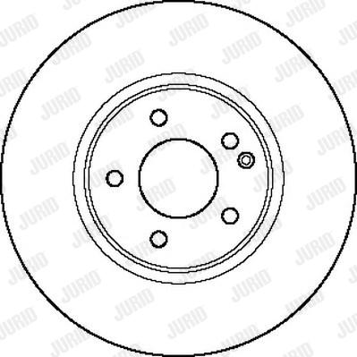 Jurid 562097J - Гальмівний диск autozip.com.ua