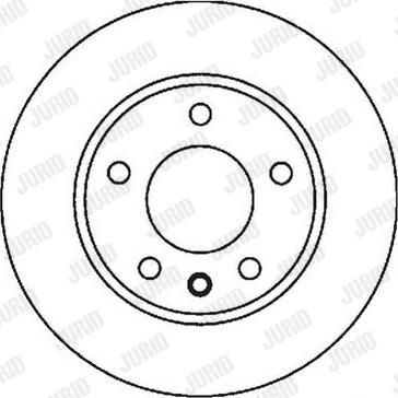 Jurid 562035JC-1 - Гальмівний диск autozip.com.ua