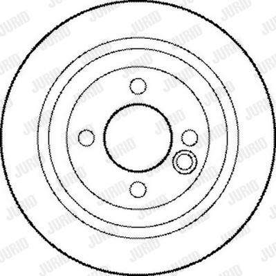 Jurid 562194J - Гальмівний диск autozip.com.ua