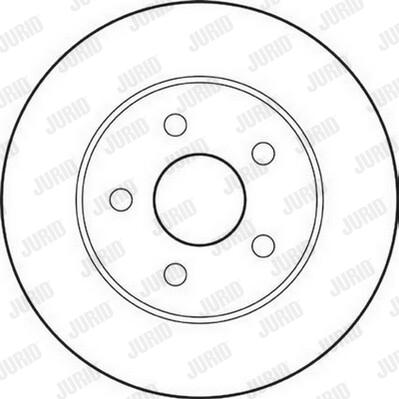 Jurid 562193JC-1 - Гальмівний диск autozip.com.ua