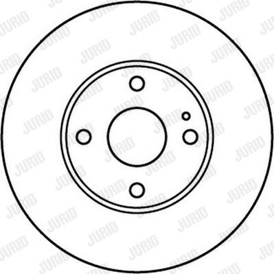 Jurid 562197JC-1 - Гальмівний диск autozip.com.ua