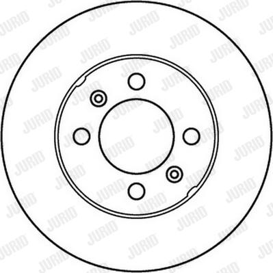 Jurid 562157JC-1 - Гальмівний диск autozip.com.ua