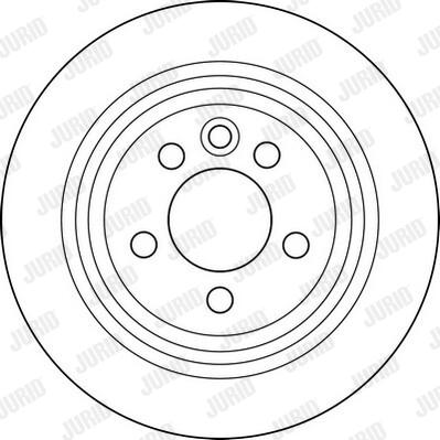 Jurid 562166JC-1 - Гальмівний диск autozip.com.ua