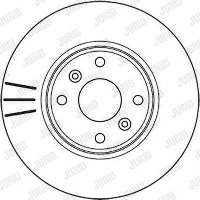 Jurid 562103JC - Гальмівний диск autozip.com.ua