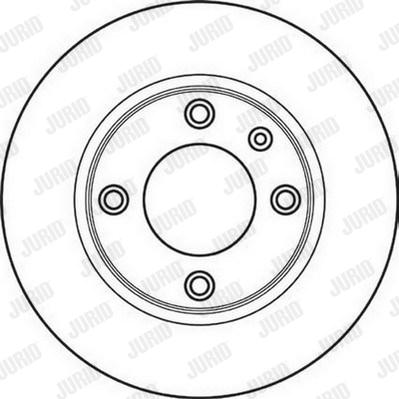 Jurid 562107J - Гальмівний диск autozip.com.ua