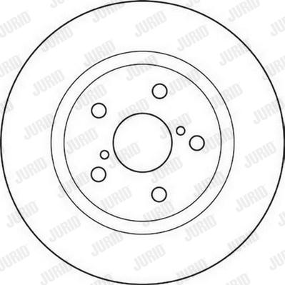 Jurid 562119JC - Гальмівний диск autozip.com.ua