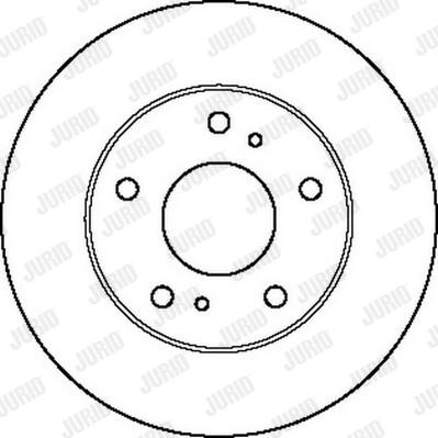 Jurid 562115J-1 - Гальмівний диск autozip.com.ua