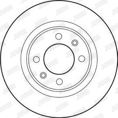 Jurid 562189J-1 - Гальмівний диск autozip.com.ua