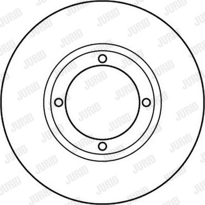 Jurid 562138JC-1 - Гальмівний диск autozip.com.ua