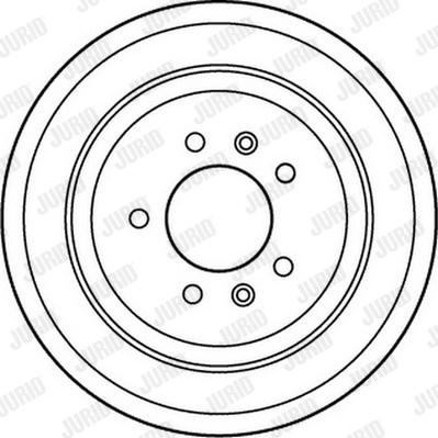 Jurid 562127J - Гальмівний диск autozip.com.ua