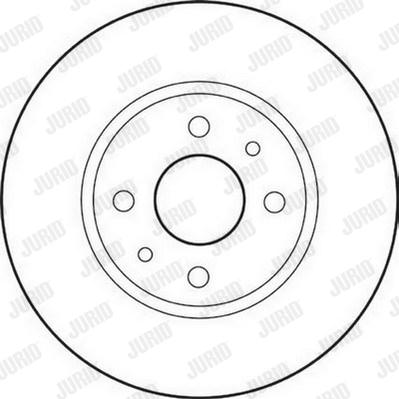 JURID 562178JC - Гальмівний диск autozip.com.ua
