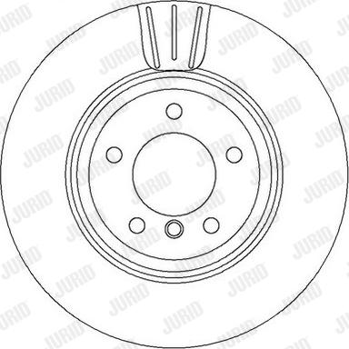 Jurid 562395J - Гальмівний диск autozip.com.ua