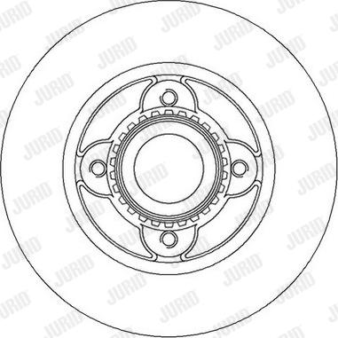 Jurid 562366JC - Гальмівний диск autozip.com.ua