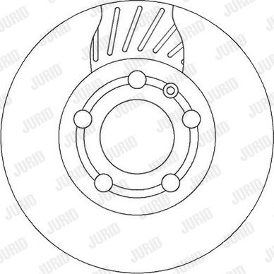 Jurid 562307JC-1 - Гальмівний диск autozip.com.ua