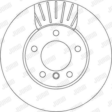 Jurid 562317JC-1 - Гальмівний диск autozip.com.ua