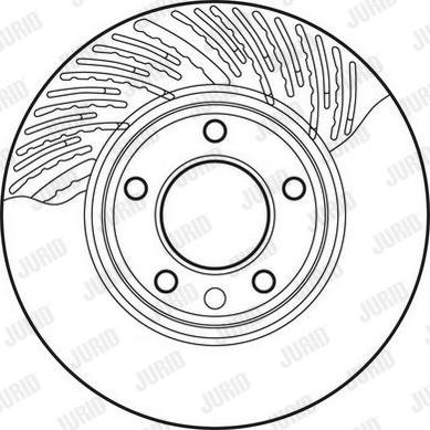 Jurid 562336JC-1 - Гальмівний диск autozip.com.ua