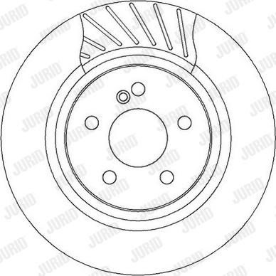 Jurid 562329J - Гальмівний диск autozip.com.ua