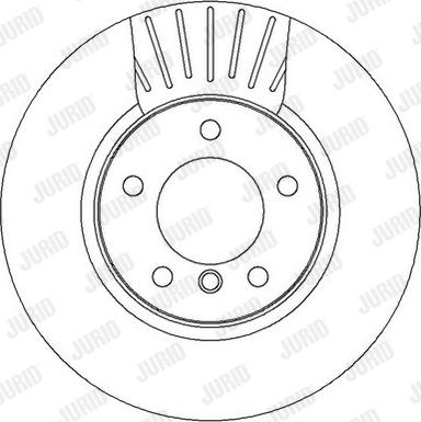 Jurid 562320JC-1 - Гальмівний диск autozip.com.ua