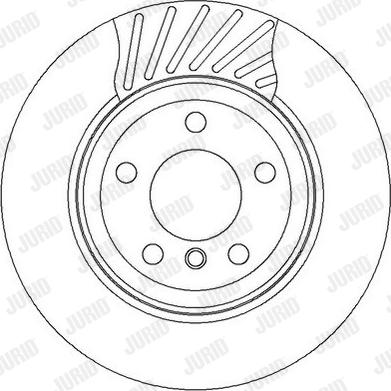 Jurid 562327JC - Гальмівний диск autozip.com.ua