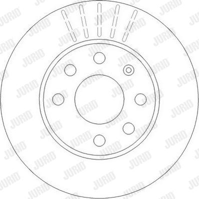 Jurid 562290J - Гальмівний диск autozip.com.ua