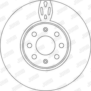 Jurid 562297JC - Гальмівний диск autozip.com.ua