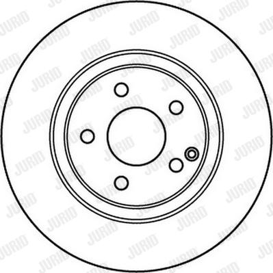 Jurid 562202J - Гальмівний диск autozip.com.ua