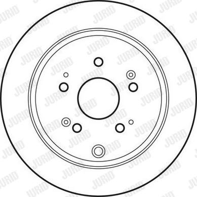 Jurid 562795JC-1 - Гальмівний диск autozip.com.ua