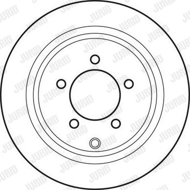 Jurid 562756JC - Гальмівний диск autozip.com.ua