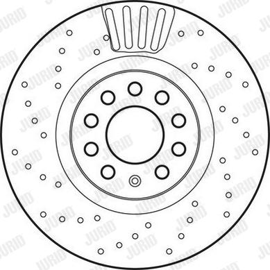 Jurid 562750JC - Гальмівний диск autozip.com.ua