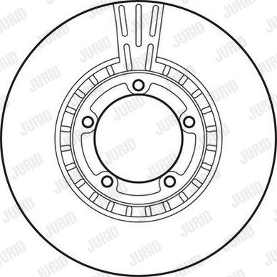 Jurid 562768JC - Гальмівний диск autozip.com.ua