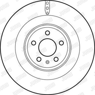 Jurid 562767JC - Гальмівний диск autozip.com.ua