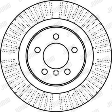 Jurid 562711JC - Гальмівний диск autozip.com.ua