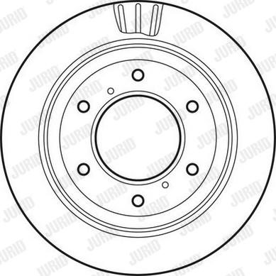 Jurid 562777JC-1 - Гальмівний диск autozip.com.ua