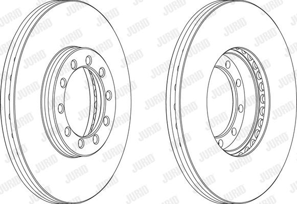 Brake Engineering DI955496 - Гальмівний диск autozip.com.ua