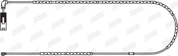 Jurid 581439 - Сигналізатор, знос гальмівних колодок autozip.com.ua