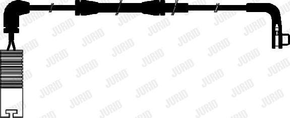 Jurid 581395 - Сигналізатор, знос гальмівних колодок autozip.com.ua