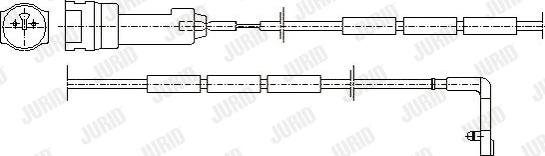 Jurid 581340 - Сигналізатор, знос гальмівних колодок autozip.com.ua