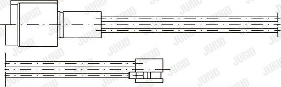 Jurid 581303 - Сигналізатор, знос гальмівних колодок autozip.com.ua