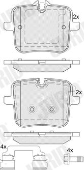 Jurid 574099J - Гальмівні колодки, дискові гальма autozip.com.ua