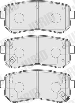JURID 574047J - Гальмівні колодки, дискові гальма autozip.com.ua