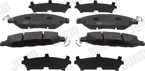 JURID 574149J - Гальмівні колодки, дискові гальма autozip.com.ua