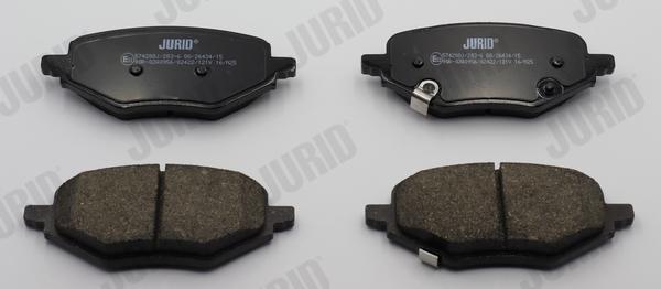 JURID 574288J - Гальмівні колодки, дискові гальма autozip.com.ua